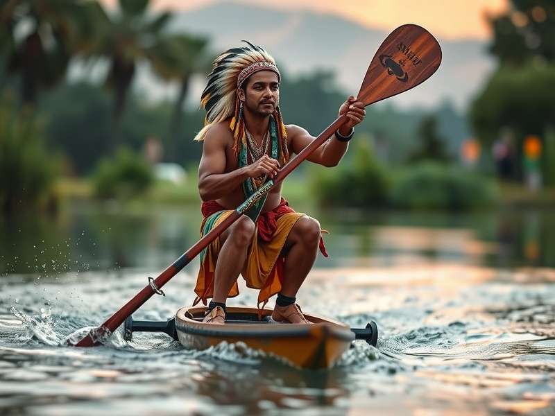 Indian Paddle Prowess Game Screenshot